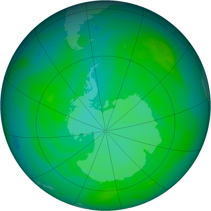 Ozone Map 1983-12-12